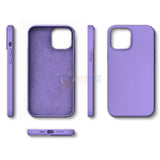 iPhone 12 Pro Max 6.7" Slim Soft Silicone Protective ShockProof Case Cover - Purple