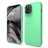 iPhone 12 Pro Max 6.7" Slim Soft Silicone Protective ShockProof Case Cover - Light Green