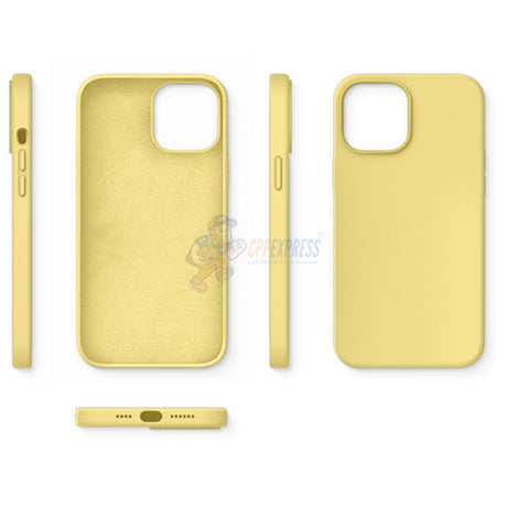 iPhone 12 Pro Max 6.7" Slim Soft Silicone Protective ShockProof Case Cover - Yellow