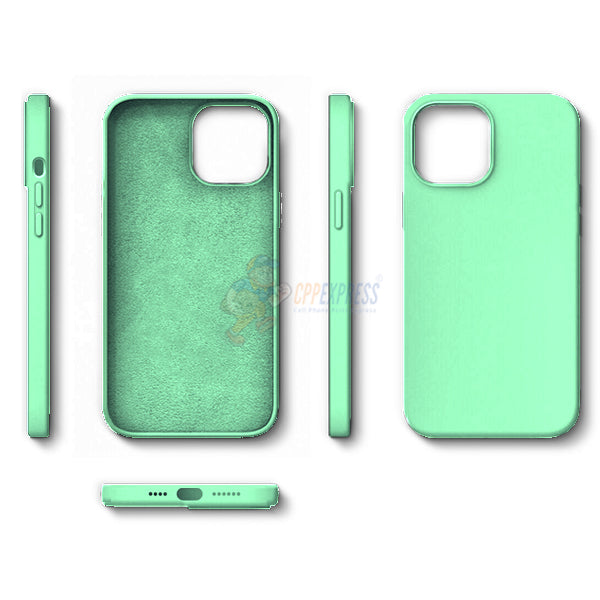 iPhone 12 Pro Max 6.7" Slim Soft Silicone Protective ShockProof Case Cover - Light Green