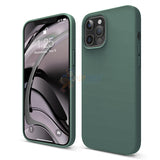 iPhone 12 Pro Max 6.7" Slim Soft Silicone Protective ShockProof Case Cover - Dark Green