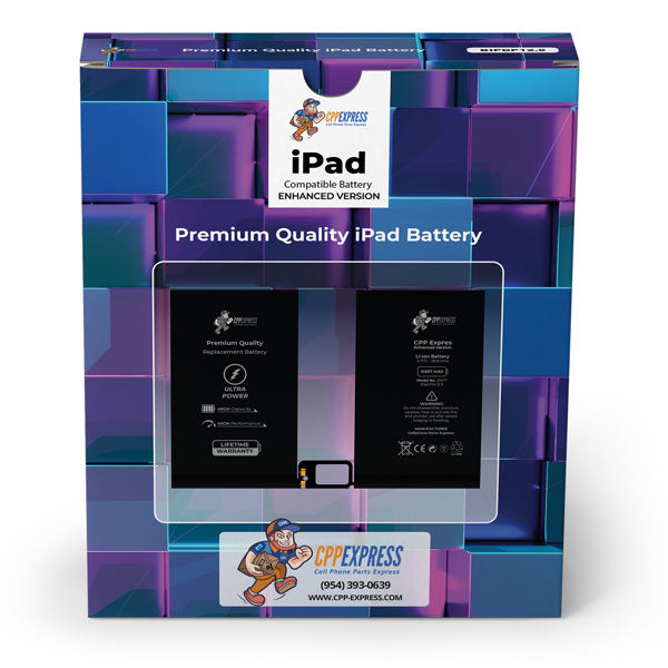 Premium Quality High Capacity Internal Battery Replacement - Compatible With iPad Model Pro 12.9 (CPPE PRO)