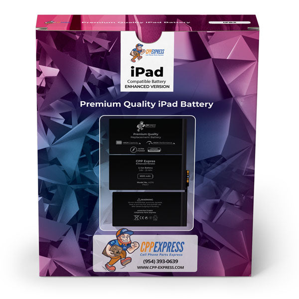 Premium Quality High Capacity Internal Battery Replacement - Compatible With iPad Model 2 (CPPE PRO)