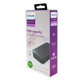 Philips DLP2720NB Power Bank 20,000 mAh 2.1A 5V High Speed Portable Power Bank Charger - Black