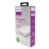 Philips DLP2720NW Power Bank 20,000 mAh 2.1A 5V High Speed Portable Power Bank Charger - White