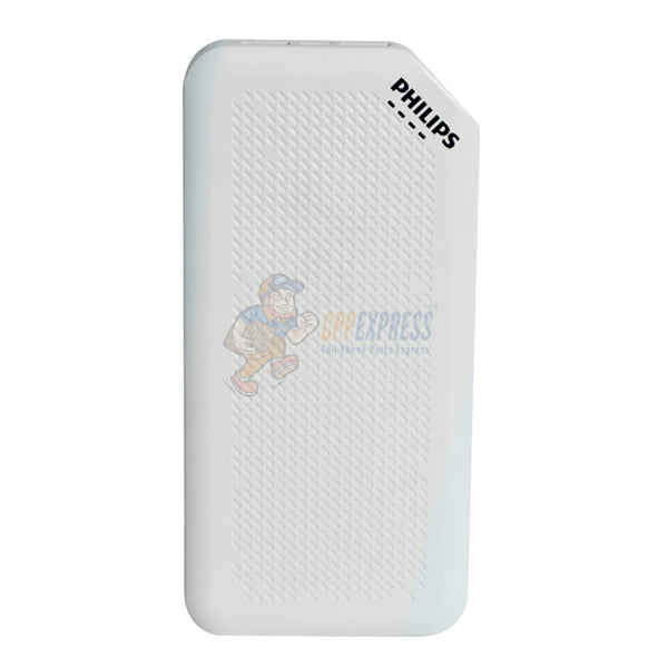 Philips DLP2720NW Power Bank 20,000 mAh 2.1A 5V High Speed Portable Power Bank Charger - White