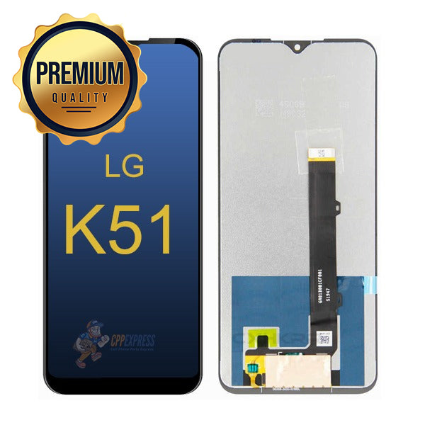 Premium LG K51 LCD Touch Screen Digitizer Without Frame -Black