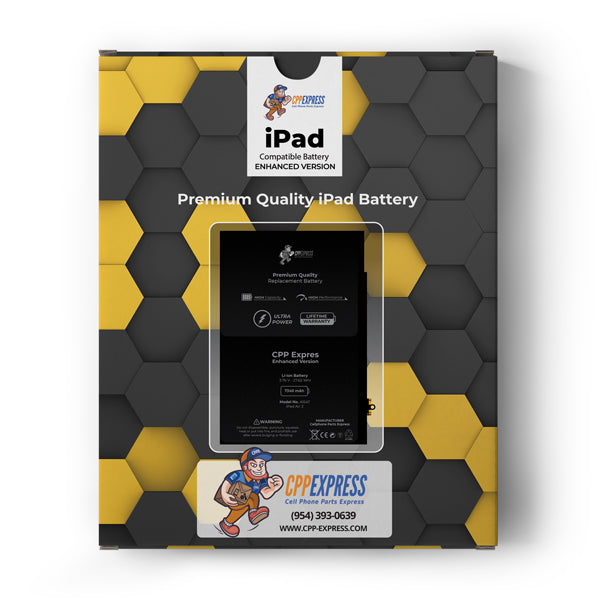 Premium Quality High Capacity Internal Battery Replacement - Compatible With iPad Model Air 2 (CPPE PRO)