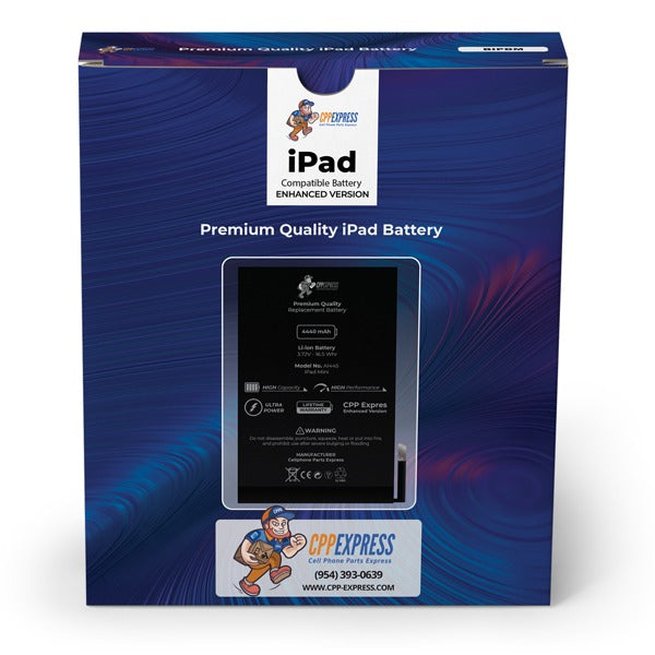 Premium Quality High Capacity Internal Battery Replacement - Compatible With iPad Model Mini (CPPE PRO)