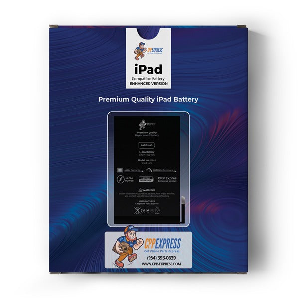 Premium Quality High Capacity Internal Battery Replacement - Compatible With iPad Model Mini (CPPE PRO)