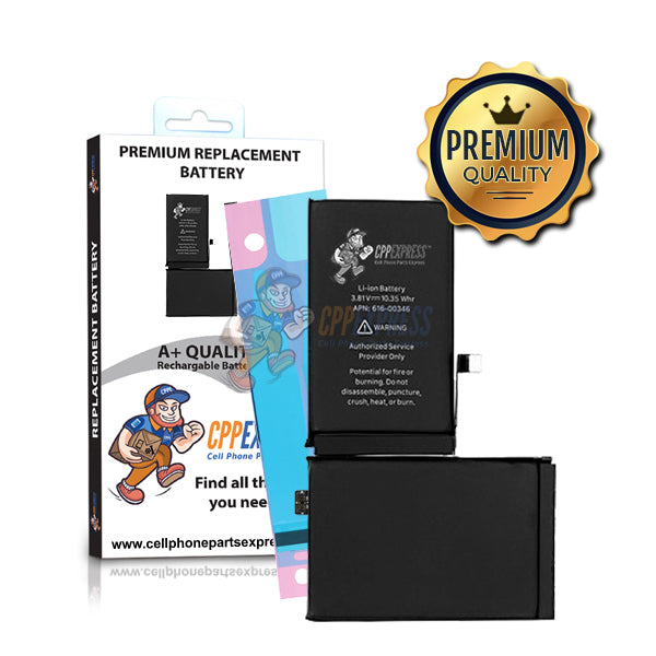 Premium Quality High Capacity Internal Battery Replacement - Compatible With iPhone Model X (CPPE PRO)