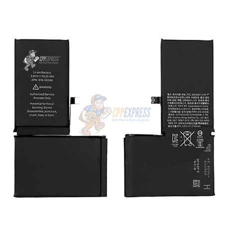 Premium Quality High Capacity Internal Battery Replacement - Compatible With iPhone Model X (CPPE PRO)