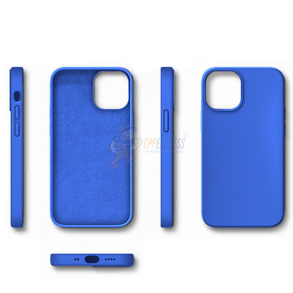 iPhone 12 Mini 5.4" Slim Soft Silicone Protective ShockProof Case Cover - Blue