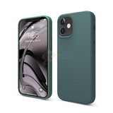 iPhone 12 Mini 5.4" Slim Soft Silicone Protective ShockProof Case Cover - Dark Green