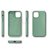 iPhone 12 Mini 5.4" Slim Soft Silicone Protective ShockProof Case Cover - Green