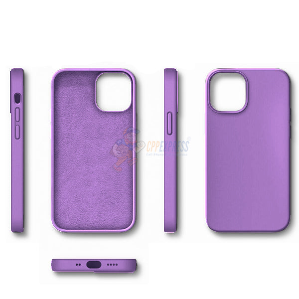 iPhone 12 Mini 5.4" Slim Soft Silicone Protective ShockProof Case Cover - Purple