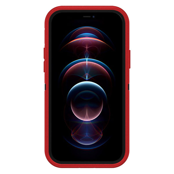 iPhone 13 Pro Shockproof Defender Case Cover with Belt Clip Red