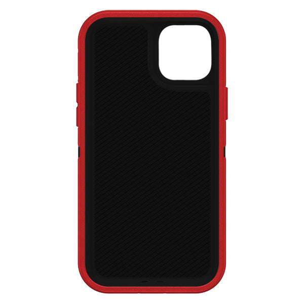 iPhone 13 Pro Max Shockproof Defender Case Cover with Belt Clip Red