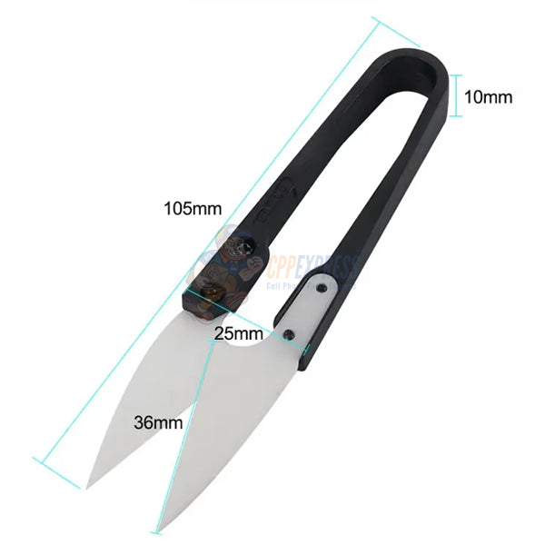 Relife RL-102 Insulated Ceramic U-shaped Shear for Mobile Phone Repair Cutting