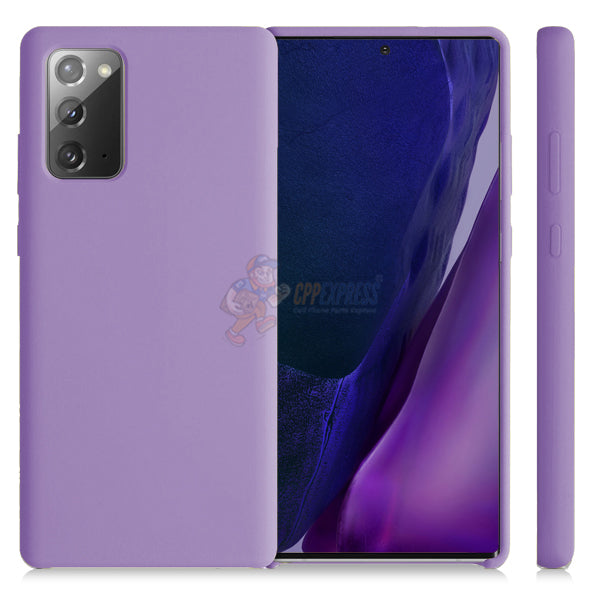 Samsung Galaxy Note 20 Slim Soft Silicone Protective ShockProof Case Cover - Purple