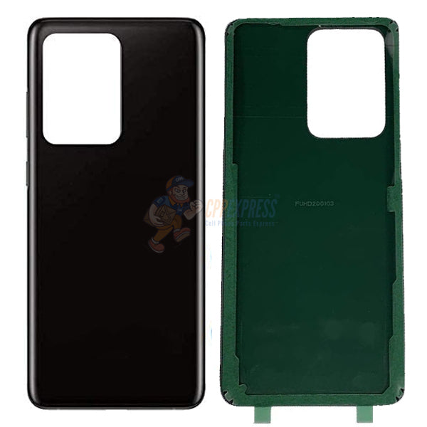 Samsung Galaxy S20 Ultra Back Glass Cover Battery Rear Door Premium Replacement Black