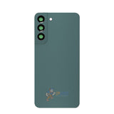 Samsung Galaxy S22 Battery Back Door Glass Perfect Fit Premium Back Cover with Camera Lens Installed Green