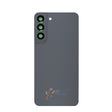 Samsung Galaxy S22 Battery Back Door Glass Perfect Fit Premium Back Cover with Camera Lens Installed Grey