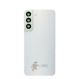 Samsung Galaxy S22 Plus Battery Back Door Glass Perfect Fit Premium Back Cover with Camera Lens Installed White