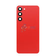 Samsung Galaxy S23 Battery Back Door Glass Perfect Fit Premium Back Cover with Camera Lens Installed Red