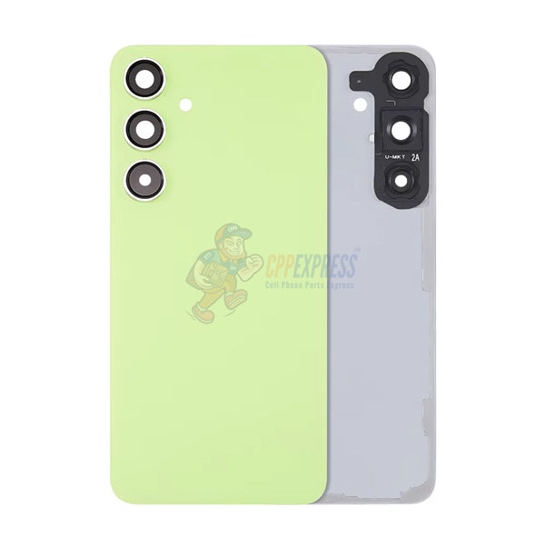 Samsung Galaxy S24 Plus Battery Back Door Glass Perfect Fit Premium Back Cover with Camera Lens Installed – Green