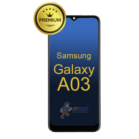 Samsung Galaxy A03 LCD Touch Screen Digitizer Assembly Without Frame - Black