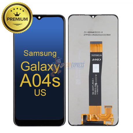 Samsung Galaxy A04S US Version LCD Touch Screen Digitizer Assembly without Frame Black