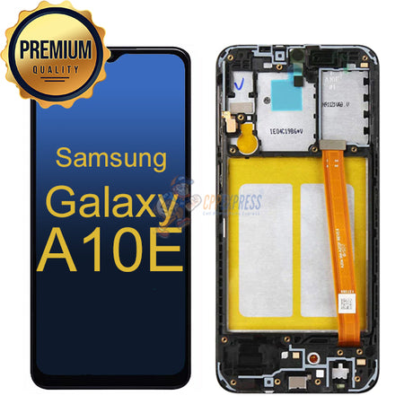 Samsung Galaxy A10E LCD Touch Screen Digitizer Assembly With Frame - Black