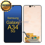 Samsung Galaxy A34 5G LCD Touch Screen Digitizer Assembly Without Frame - Black