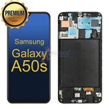 Samsung Galaxy A50s LCD Display Touch Screen Digitizer With Frame - Black