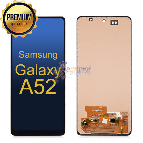 Samsung Galaxy A52 LCD Touch Screen Digitizer Assembly Without Frame - Black