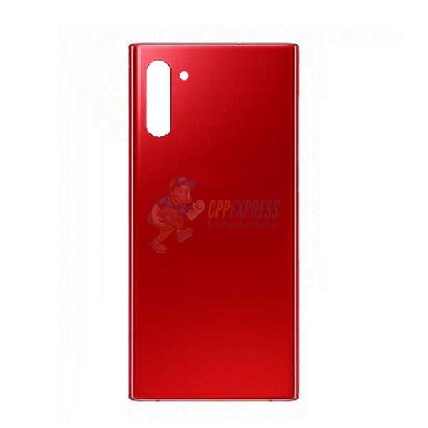 Samsung Galaxy Note 10 - Battery Back Glass Door Cover Housing Premium Replacement Red