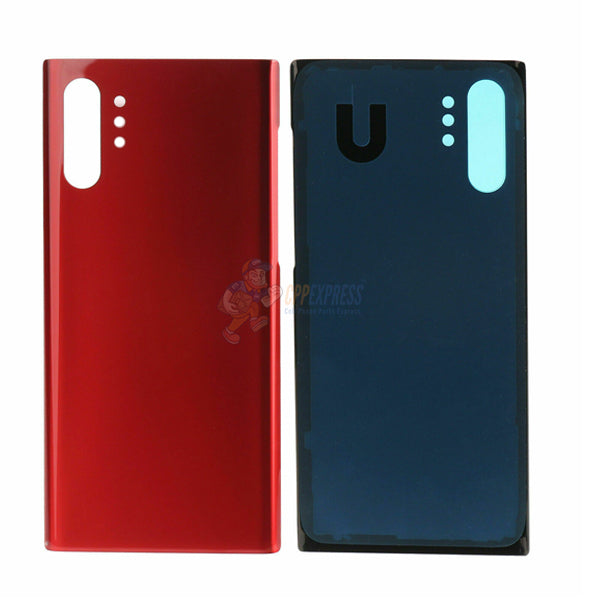 Samsung Galaxy Note 10+ Back Glass Cover Battery Back Door Housing Premium Replacement Red