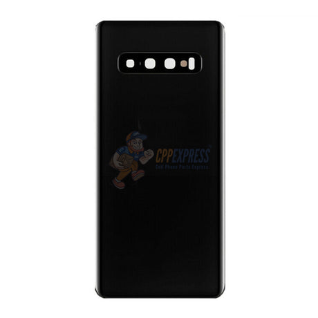 Samsung Galaxy S10 Plus Battery Back Door Glass Perfect Fit Premium Back Cover - Ceramic Black