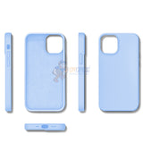 iPhone 12 Mini 5.4" Slim Soft Silicone Protective ShockProof Case Cover Light Blue