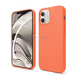 iPhone 12 Mini Slim Soft Silicone Protective ShockProof Case Cover Papaya