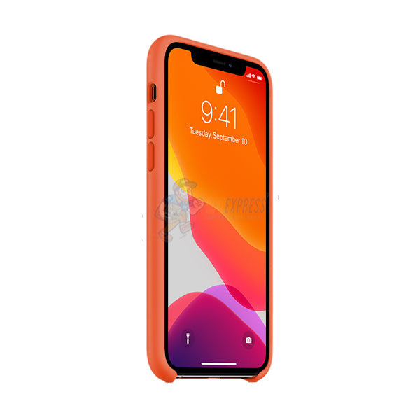 iPhone 11 Pro Slim Soft Silicone Protective ShockProof Case Cover Papaya