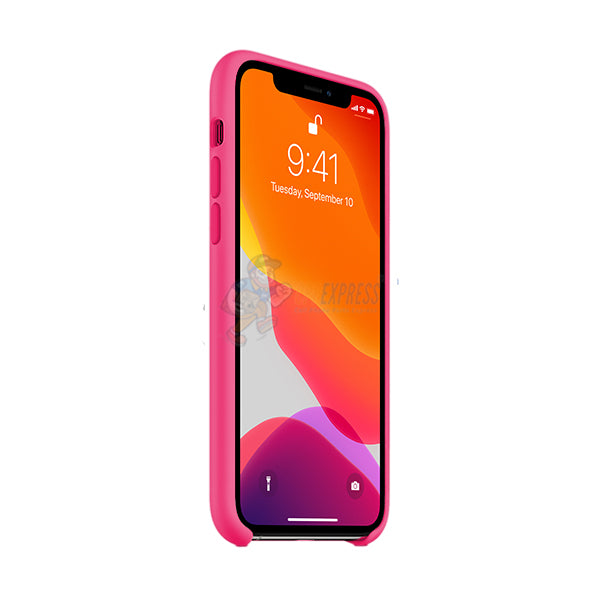 iPhone 11 Slim Soft Silicone Protective ShockProof Case Cover Hot Pink