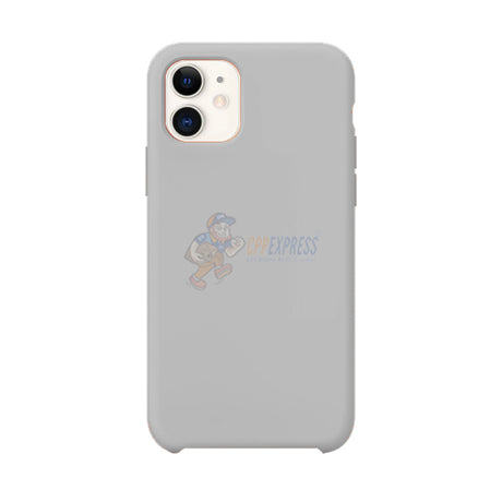 iPhone 11 Slim Soft Silicone Protective ShockProof Case Cover Light Grey