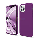 iPhone 12 Pro Max 6.7" Slim Soft Silicone Protective ShockProof Case Cover Dark Purple