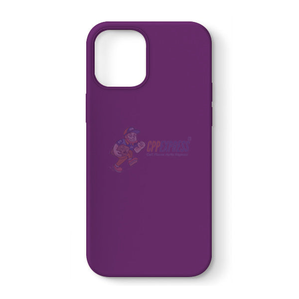 iPhone 12 Pro Max 6.7" Slim Soft Silicone Protective ShockProof Case Cover Dark Purple