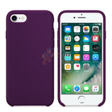 iPhone 7 iPhone 8 Slim Soft Silicone Protective ShockProof Case Cover Dark Purple