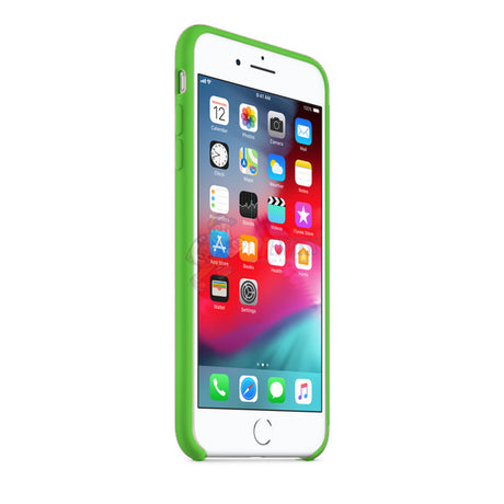 iPhone 7 Plus iPhone 8 Plus Slim Soft Silicone Protective ShockProof Case Cover Fluorescent Green