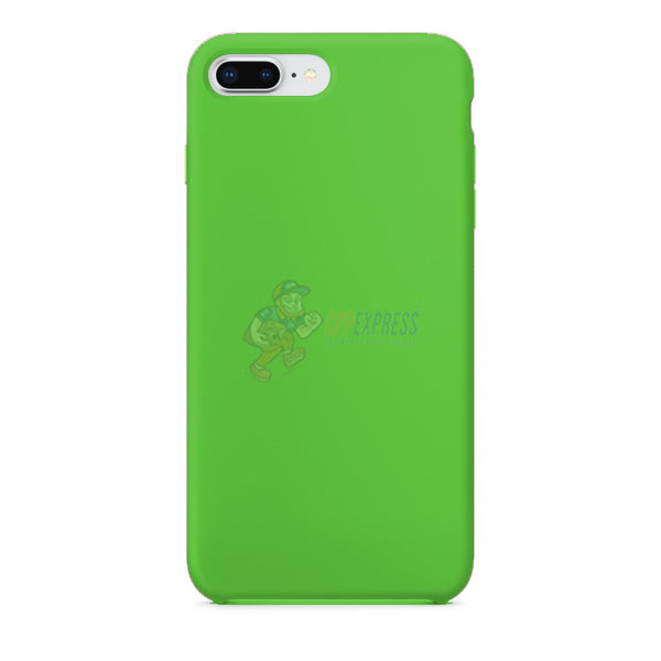 iPhone 7 Plus iPhone 8 Plus Slim Soft Silicone Protective ShockProof Case Cover Fluorescent Green