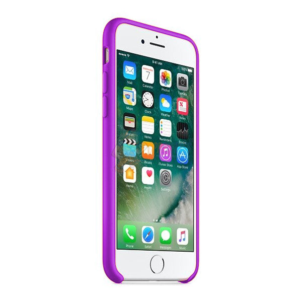 iPhone 7 iPhone 8 Slim Soft Silicone Protective ShockProof Case Cover Purple